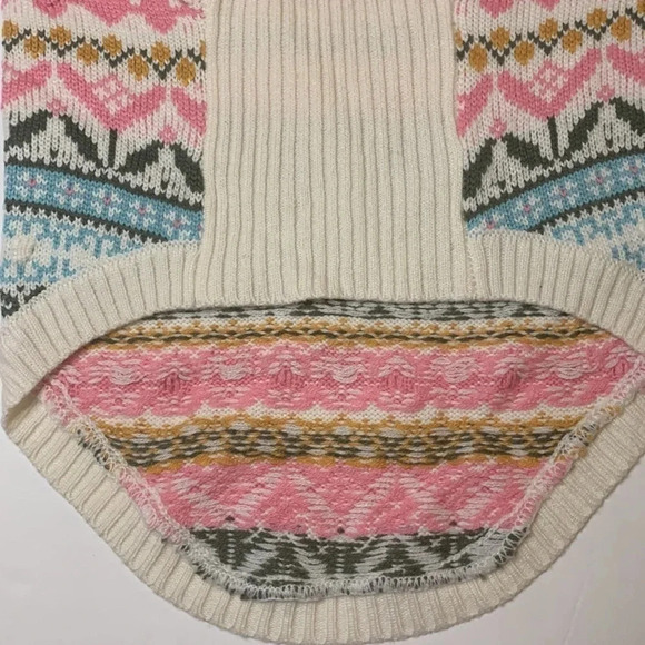 Franki’s Dog Sweater Fair Isle Pink, Blue Large - Picture 5 of 12